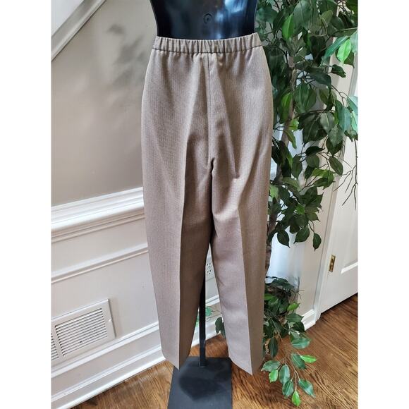 Morton Bernard Women Brown Polyester Single Breasted Blazer & Pant 2 Pcs Suit 10 - Picture 13 of 16